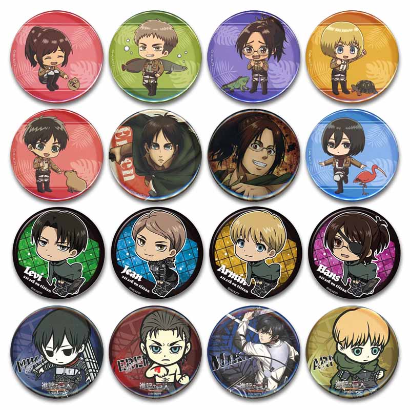 Levi Jewelry & Watches Inc - Attack on Titan Lapel Pins Creative