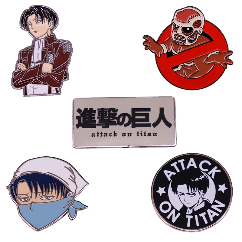 Levi Jewelry & Watches Inc - Aanval Op Titan Levi Ackerman Colossal