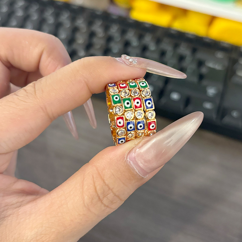 Moissanite Ring - 2024 Nieuwe Kleurrijke Rood Roze Blauw