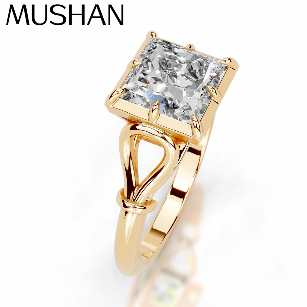 Moissanite Ring - MUSHAN Op maat gemaakte sieraden 925