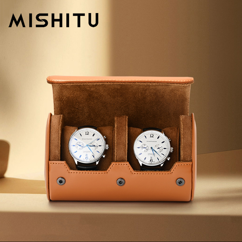 Jewelry Watches Vintage - MISHITU 1/2/3-Slot Horloge Opslag Roll Reistas