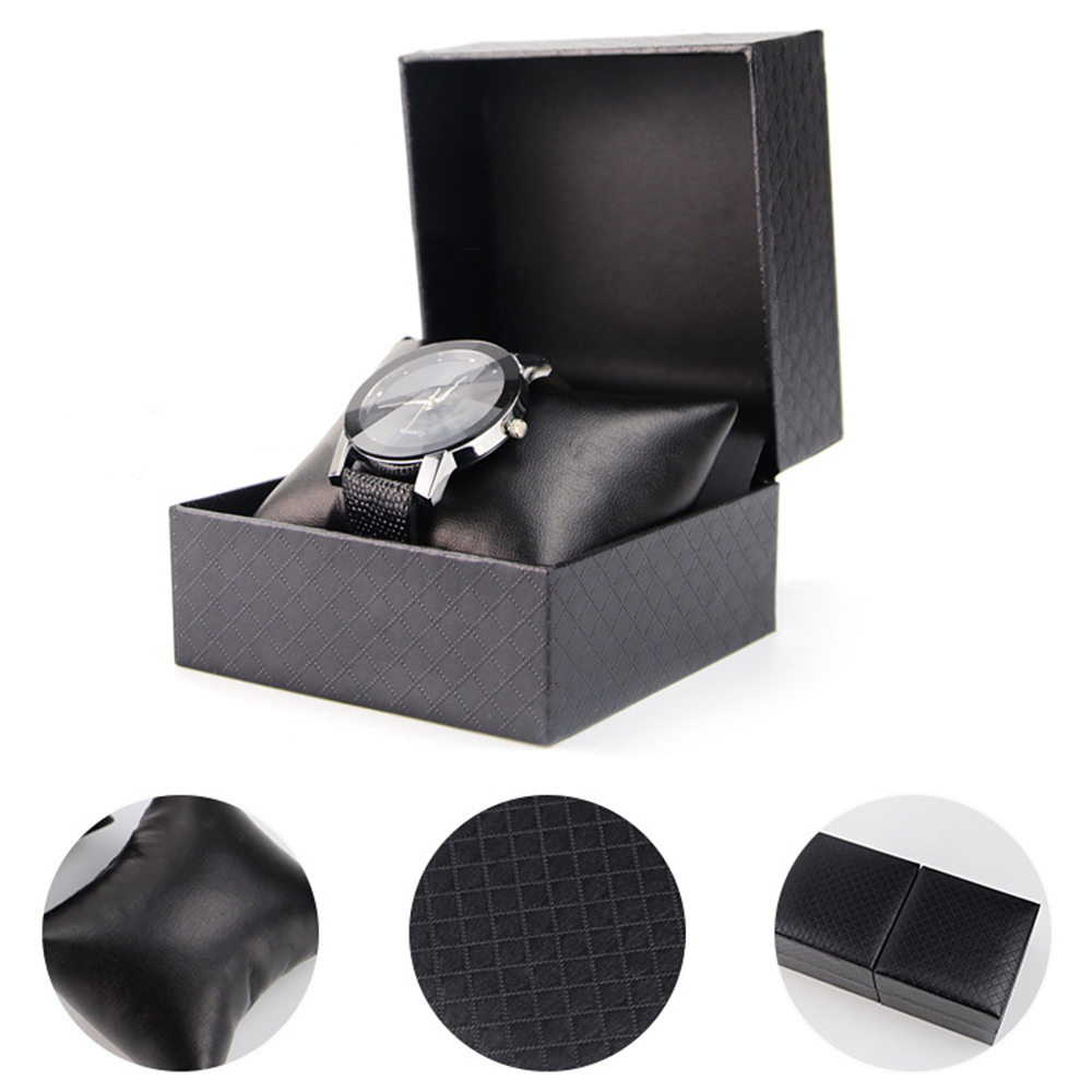 Best Jewelry Watches - Mode Diamant Patroon Imitatie Lederen Horloge