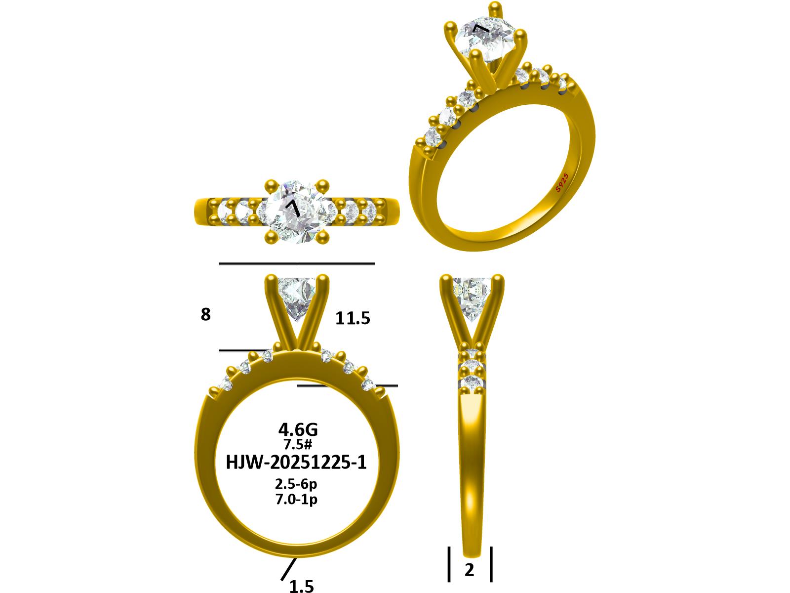 Moissanite Ring - Smyoue Op maat gemaakte producten Op