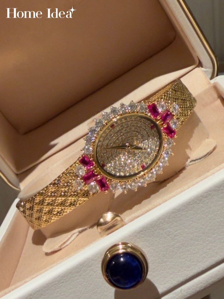 Jewelry Watches Vintage - Vintage dameshorloge met ovale vorm, quartz,