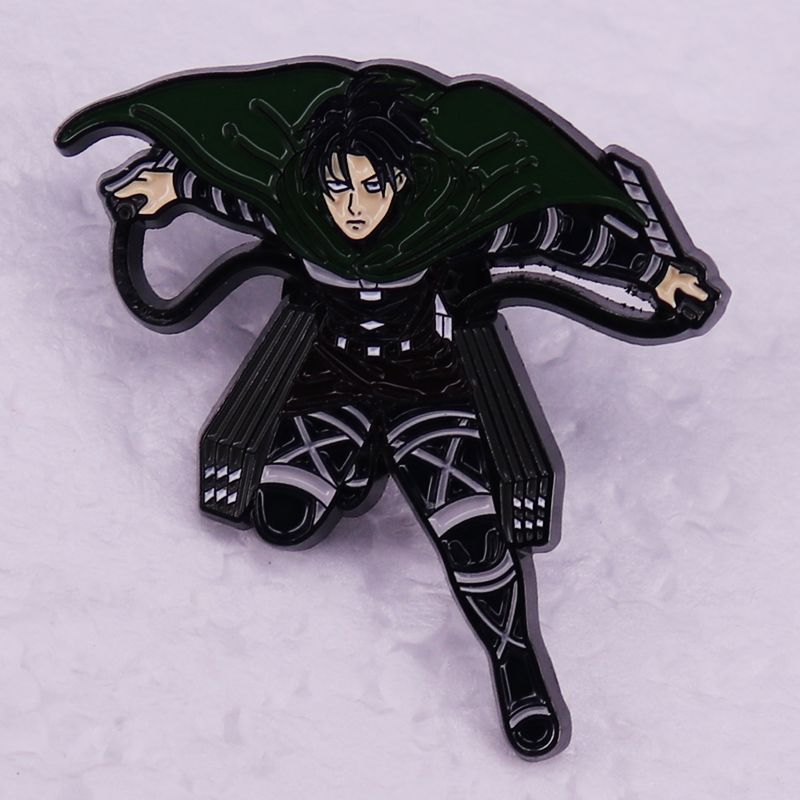 Levi Jewelry & Watches Inc - Bloed Anime Aanval Op Titan Emaille