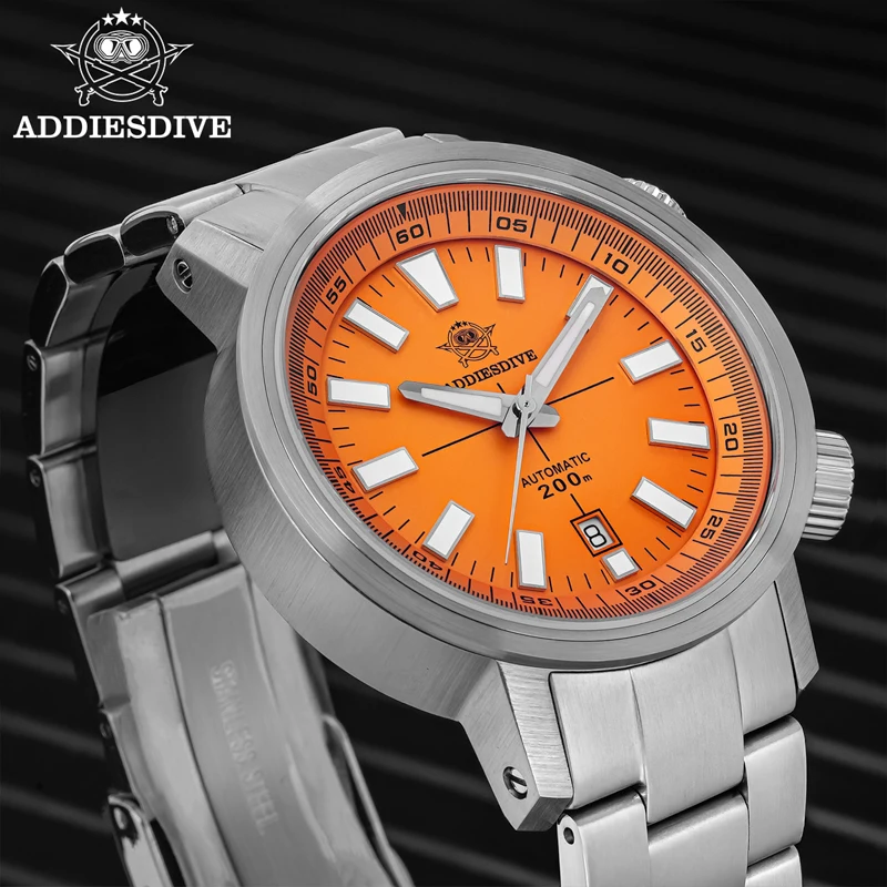 Mens Mechanical Watch - Addiesdive 42 Mm Automatische Mechanische Horloge