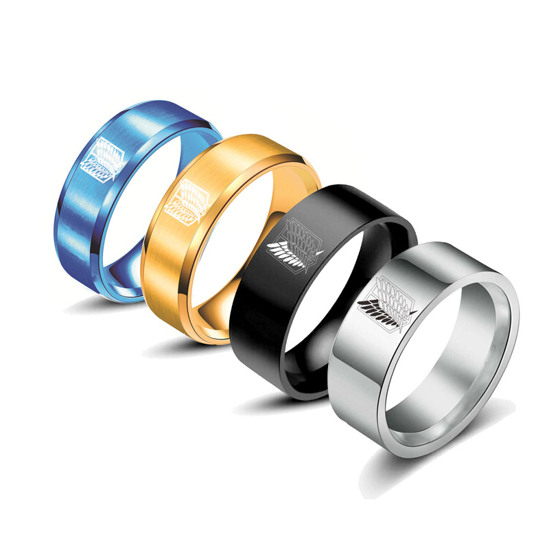 Levi Jewelry & Watches Inc - 4 stks Anime Trendy Charme Aanval