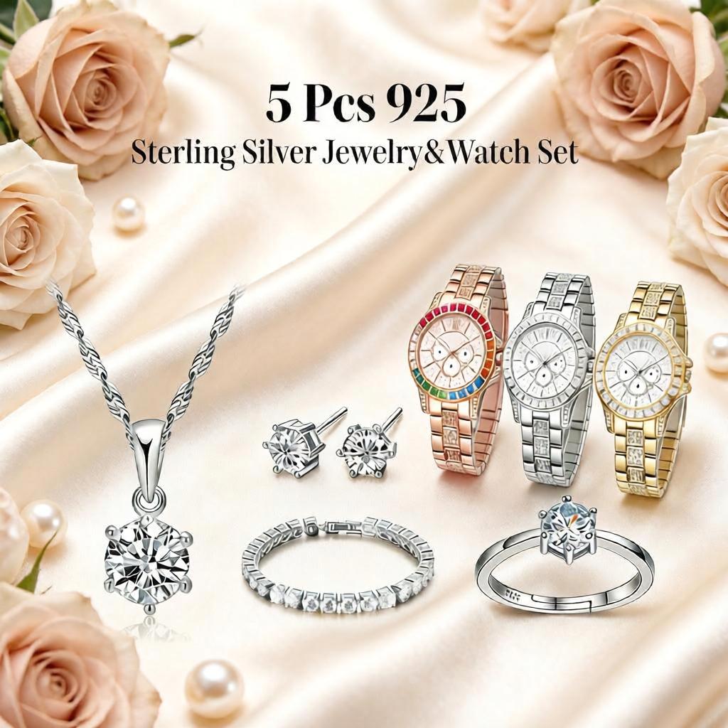 Mooie 925 sterling zilveren ge - Best Jewelry Watches recensie en prijs