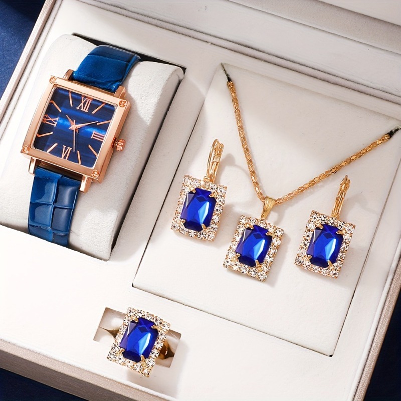 5-delige dameshorloge set, vin - Jewelry Watches Vintage recensie en prijs