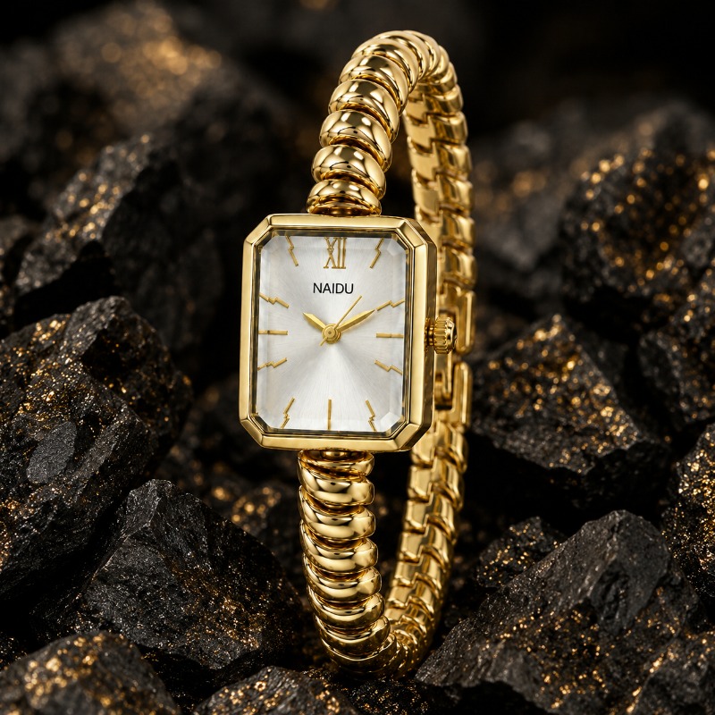 NAIDU Gouden Horloge voor Vrou - Jewelry Clasp Watches recensie en prijs