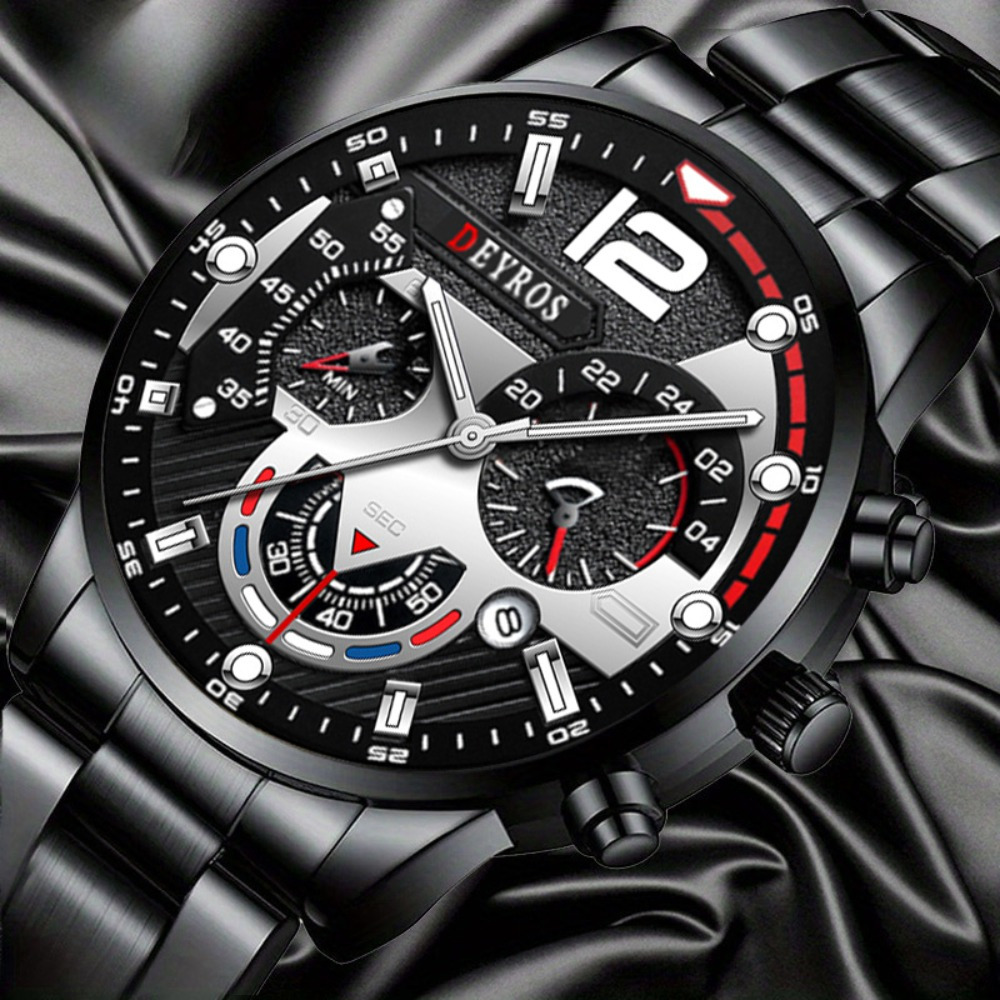3 stks/set Mode Heren Horloge  - Best Jewelry Watches recensie en prijs
