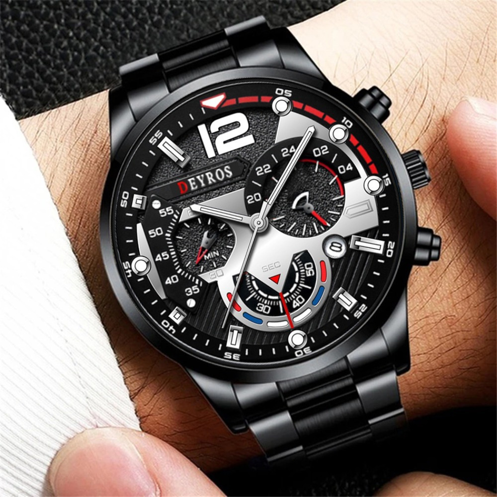 3 stks/set Mode Heren Horloge  - Best Jewelry Watches recensie en prijs