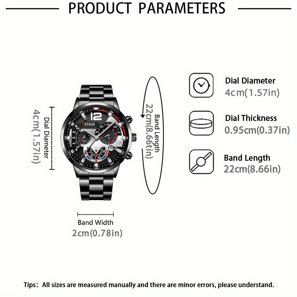3 stks/set Mode Heren Horloge  - Best Jewelry Watches recensie en prijs