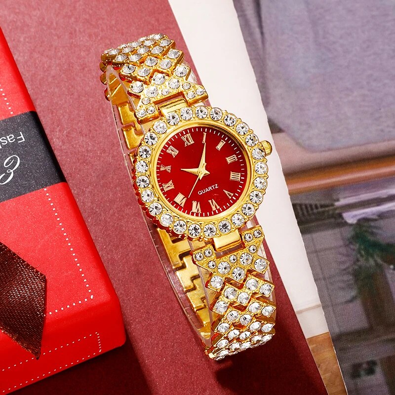Gouden luxe horloge dames ring - Jewelry Watches Luxury recensie en prijs