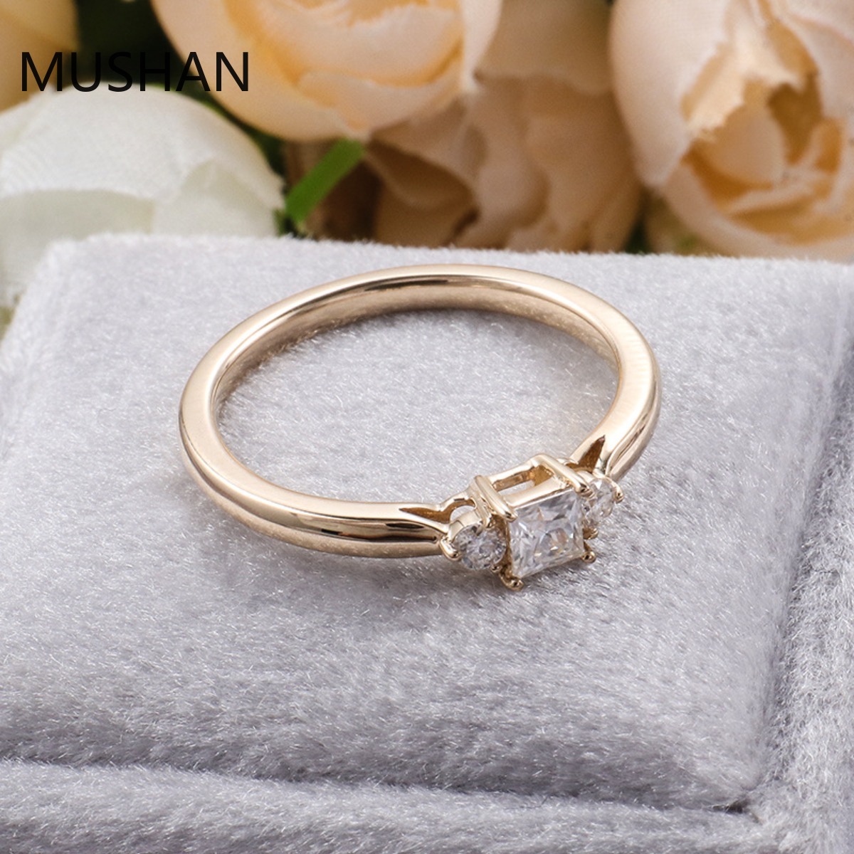 MUSHAN Luxe Op Maat Gemaakte 1 - Moissanite Ring recensie en prijs