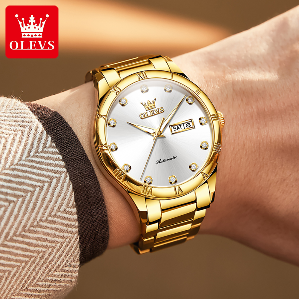 OLEVS herenhorloges luxe casua - Mens Mechanical Watch recensie en prijs
