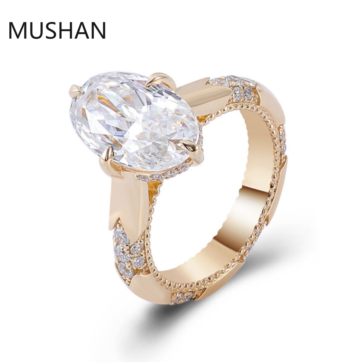 MUSHAN Luxe Op Maat Gemaakte 1 - Moissanite Ring recensie en prijs