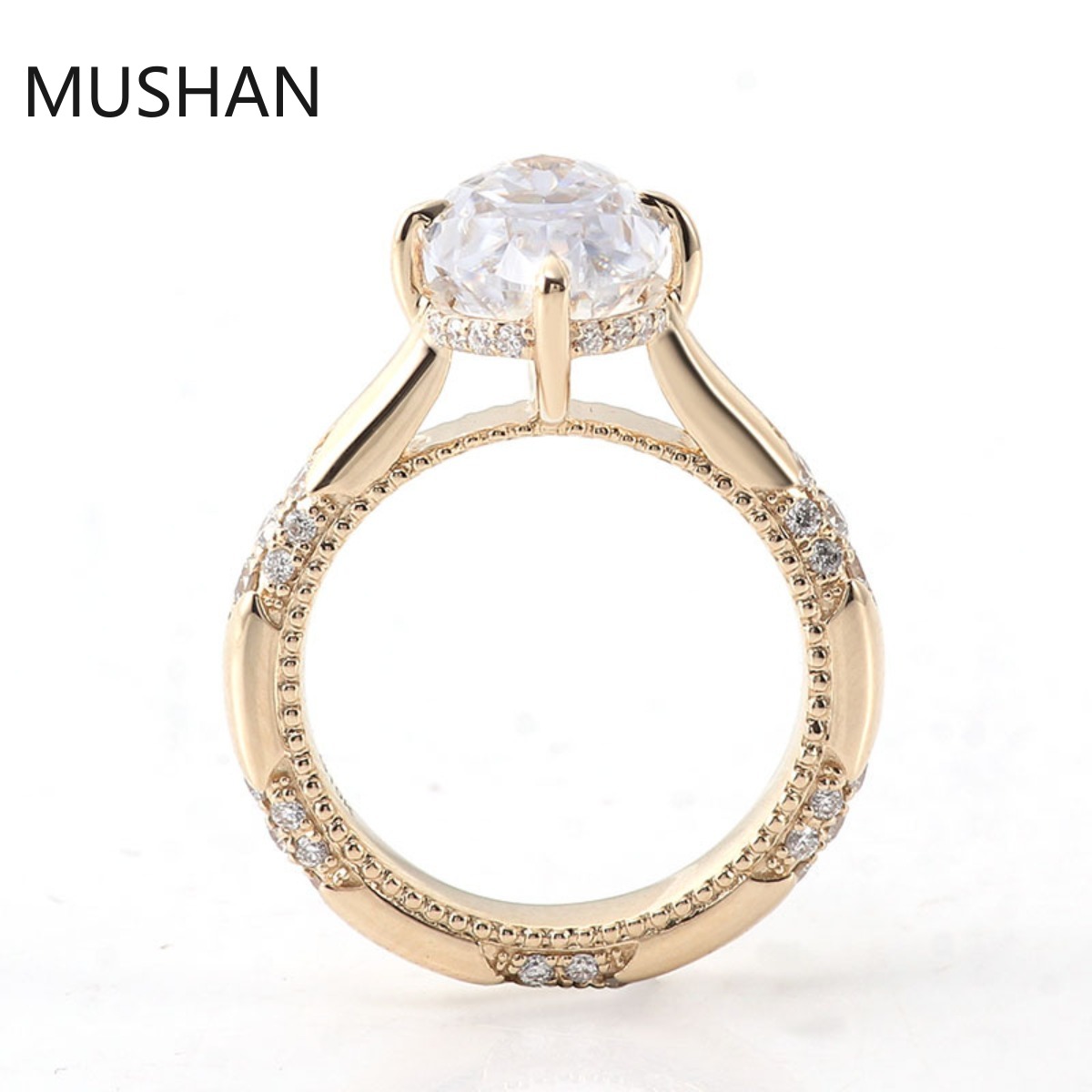 MUSHAN Luxe Op Maat Gemaakte 1 - Moissanite Ring recensie en prijs