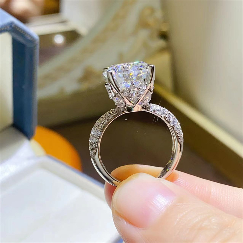 5 karaat D kleur VVS1 Moissani - Moissanite Ring recensie en prijs