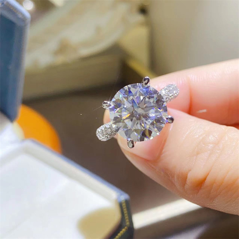 5 karaat D kleur VVS1 Moissani - Moissanite Ring recensie en prijs