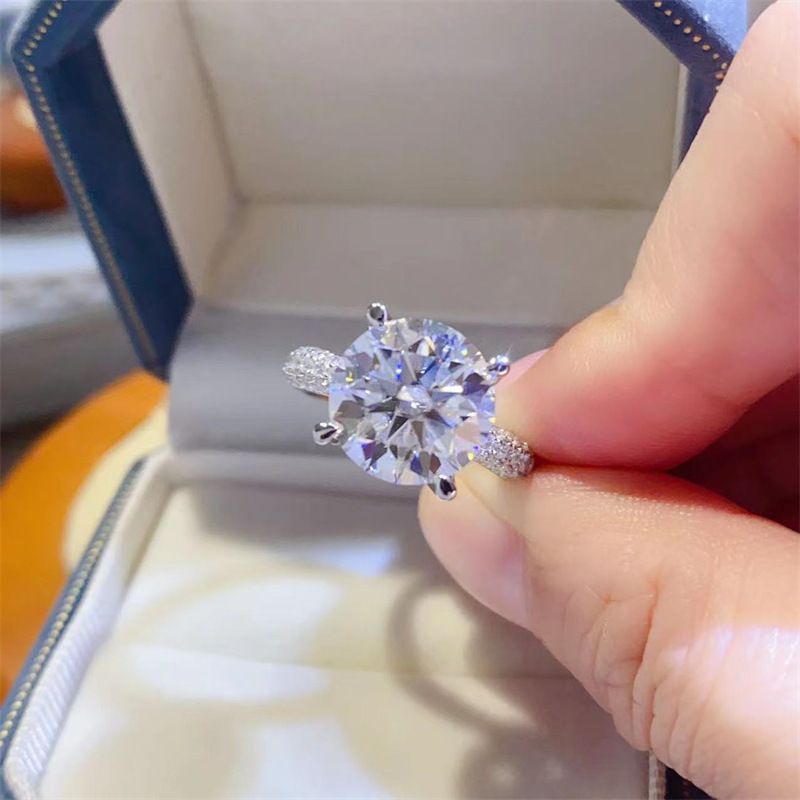 5 karaat D kleur VVS1 Moissani - Moissanite Ring recensie en prijs