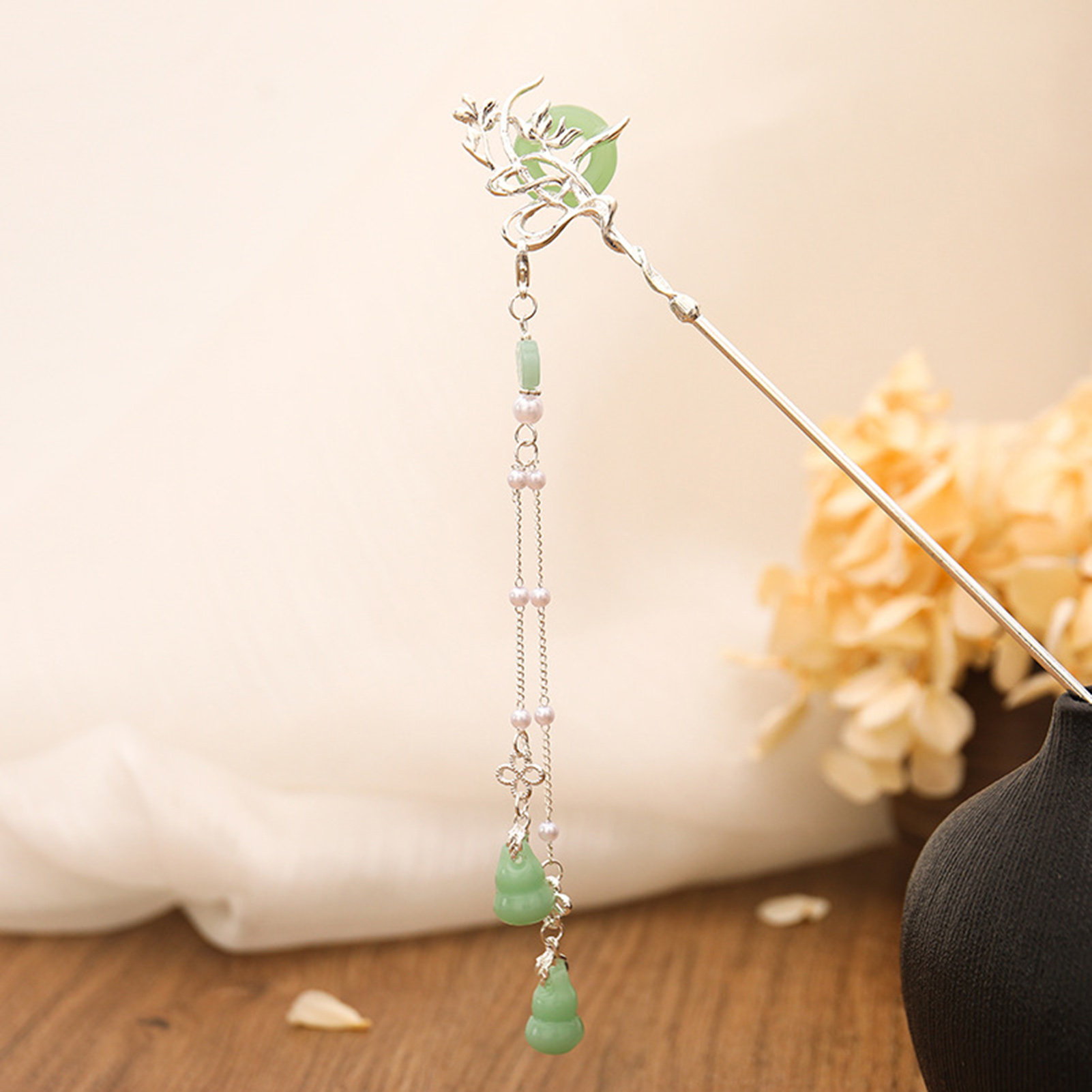 Chinese Stijl Glazen Haarspeld - Shop Jewelry & Watches Near Me recensie en prijs