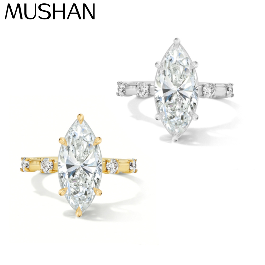 MUSHAN Aangepaste sieraden 925 - Moissanite Ring recensie en prijs