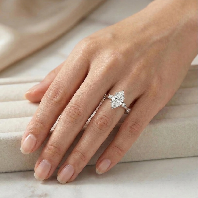 MUSHAN Aangepaste sieraden 925 - Moissanite Ring recensie en prijs