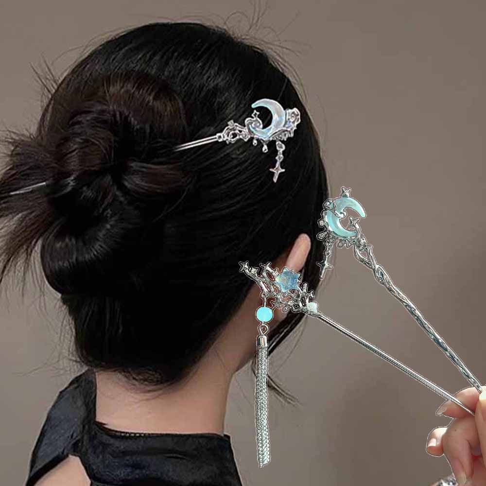 Maansteen Ster Maan Haar Stok  - Shop Jewelry & Watches Near Me recensie en prijs