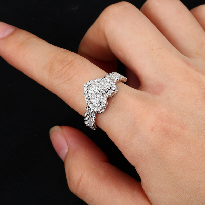 Volledig in het lab gecreëerde - Moissanite Ring recensie en prijs