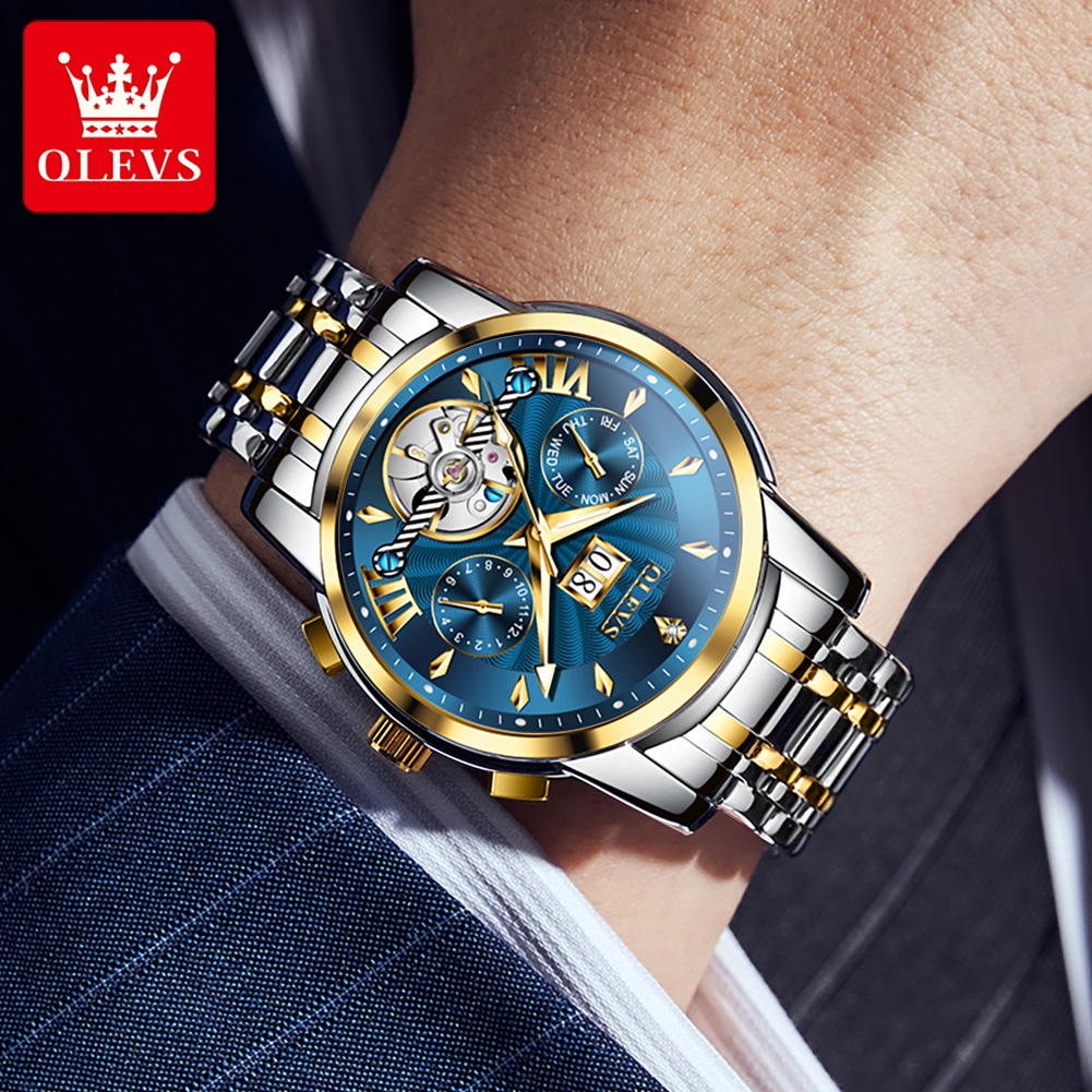 OLEVS Herenhorloges Luxe mode  - Mens Mechanical Watch recensie en prijs