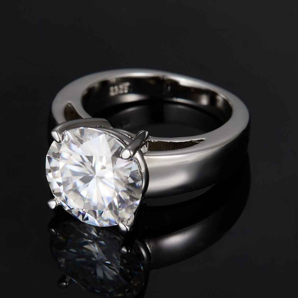 2 Karaat D Kleur Moissanite Di - Moissanite Ring recensie en prijs