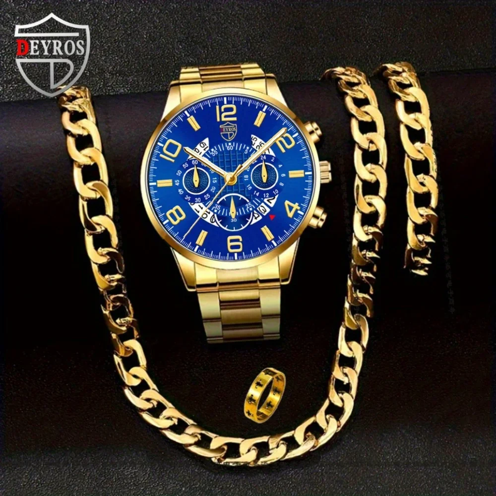 4 stks/set heren vrijetijdshor - Best Jewelry Watches recensie en prijs