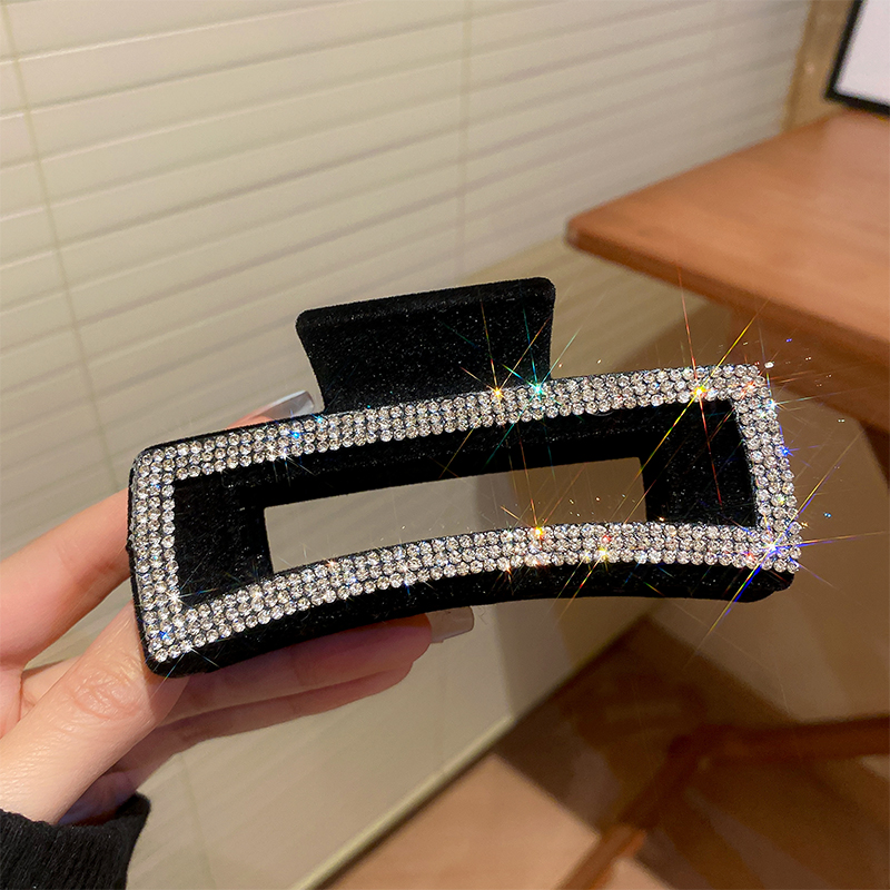 Flocking Strass Blacke Haarkla - Shop Jewelry & Watches Near Me recensie en prijs